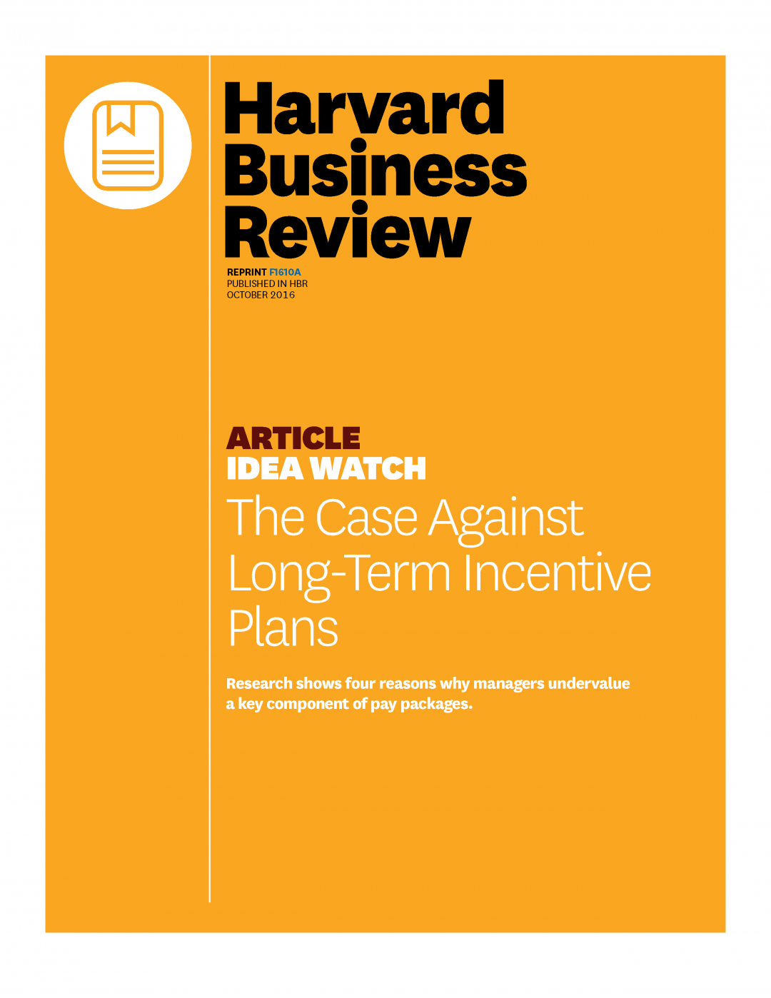 Hbr Business Plans
